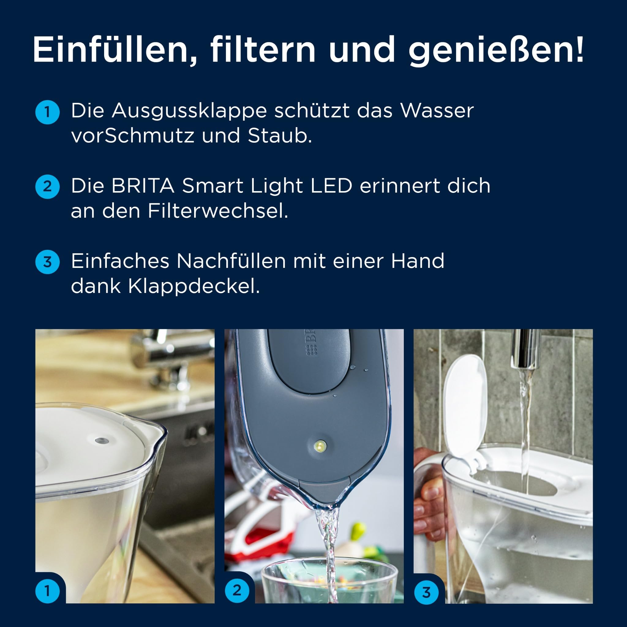 brita-maxtra-style-essential-wasserfilterkanne-inkl-12x-pure-performance-filter image 3