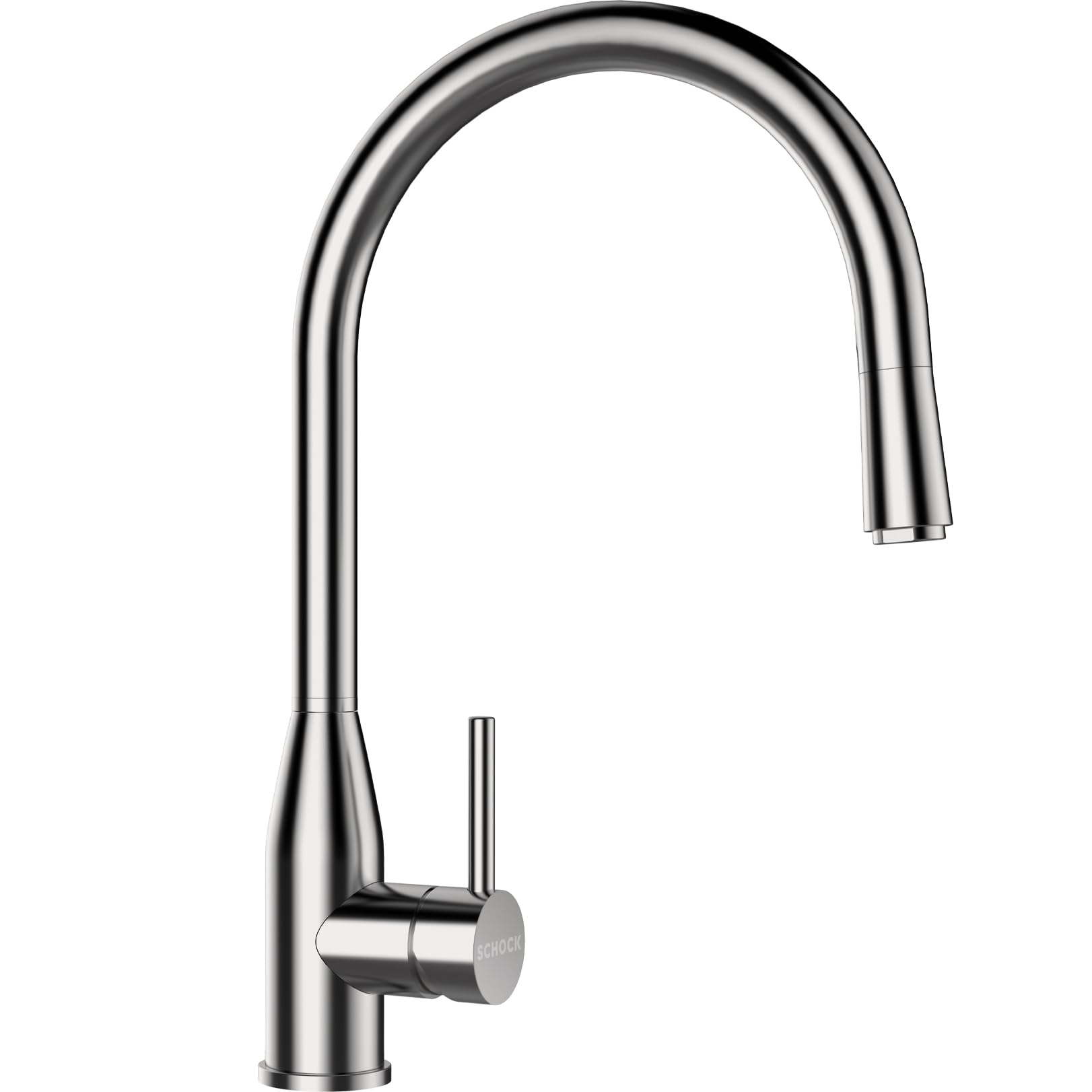 schock-kavus-k-chenarmatur-edelstahl-hochdruck-armatur-mit-ausziehbarem-auslauf- image 1