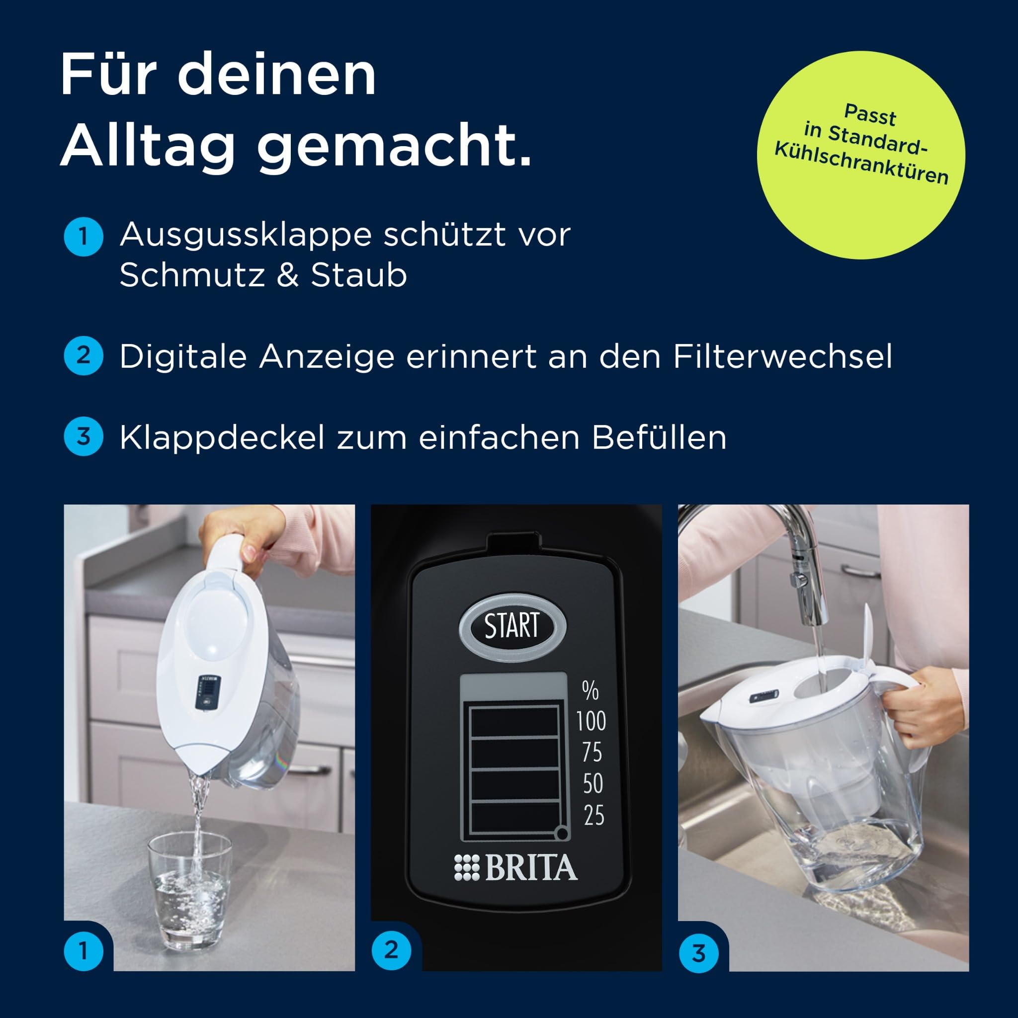 brita-marella-wasserfilter-kanne-maxtra-mit-3x-pure-performance-kartusche image 3