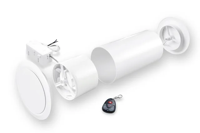 marley-heiz-spar-set-komplett-set-mit-fernbedienung-250-mm-rohr-und-zwei-tellerv image 1