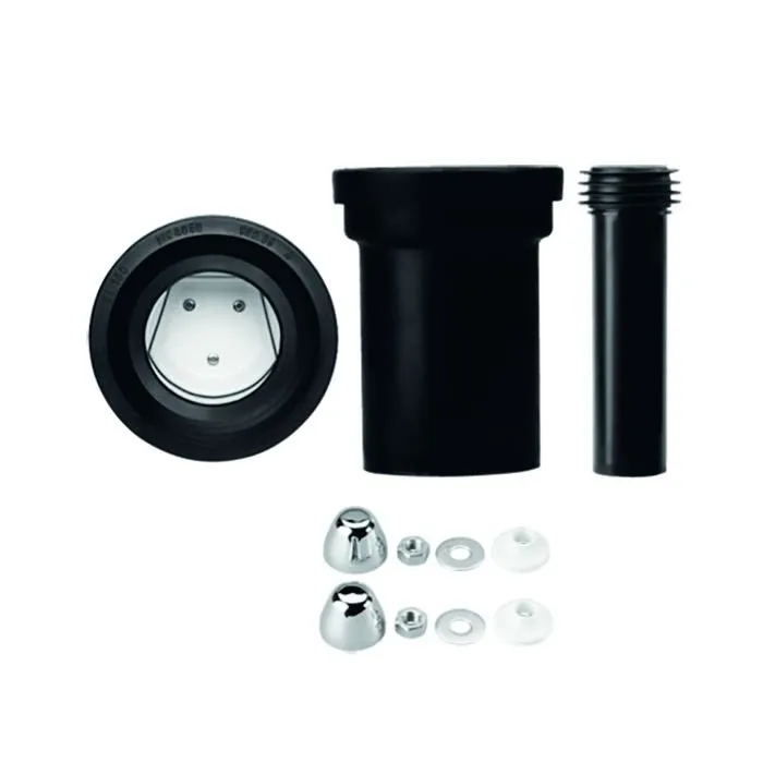 marley-wc-anschlussset-mit-rattenschutz-180-mm-dn-90-dn-110-pe-schwarz image 1