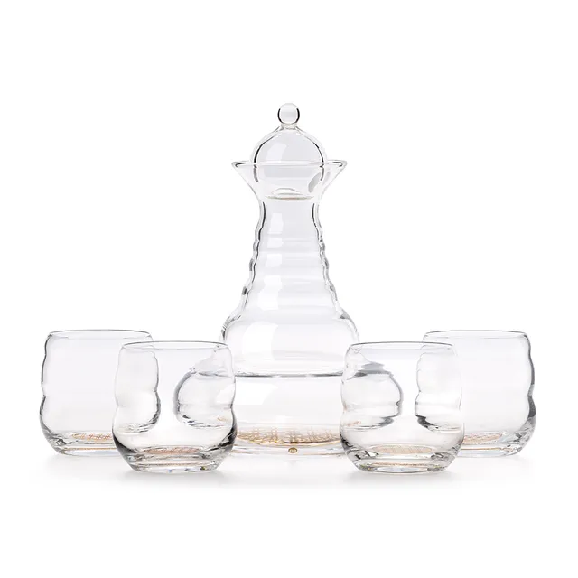 lotus-vita-alladin-set-24k-gold-glaskaraffe-1-3l-4-gl-ser-mythos image 1