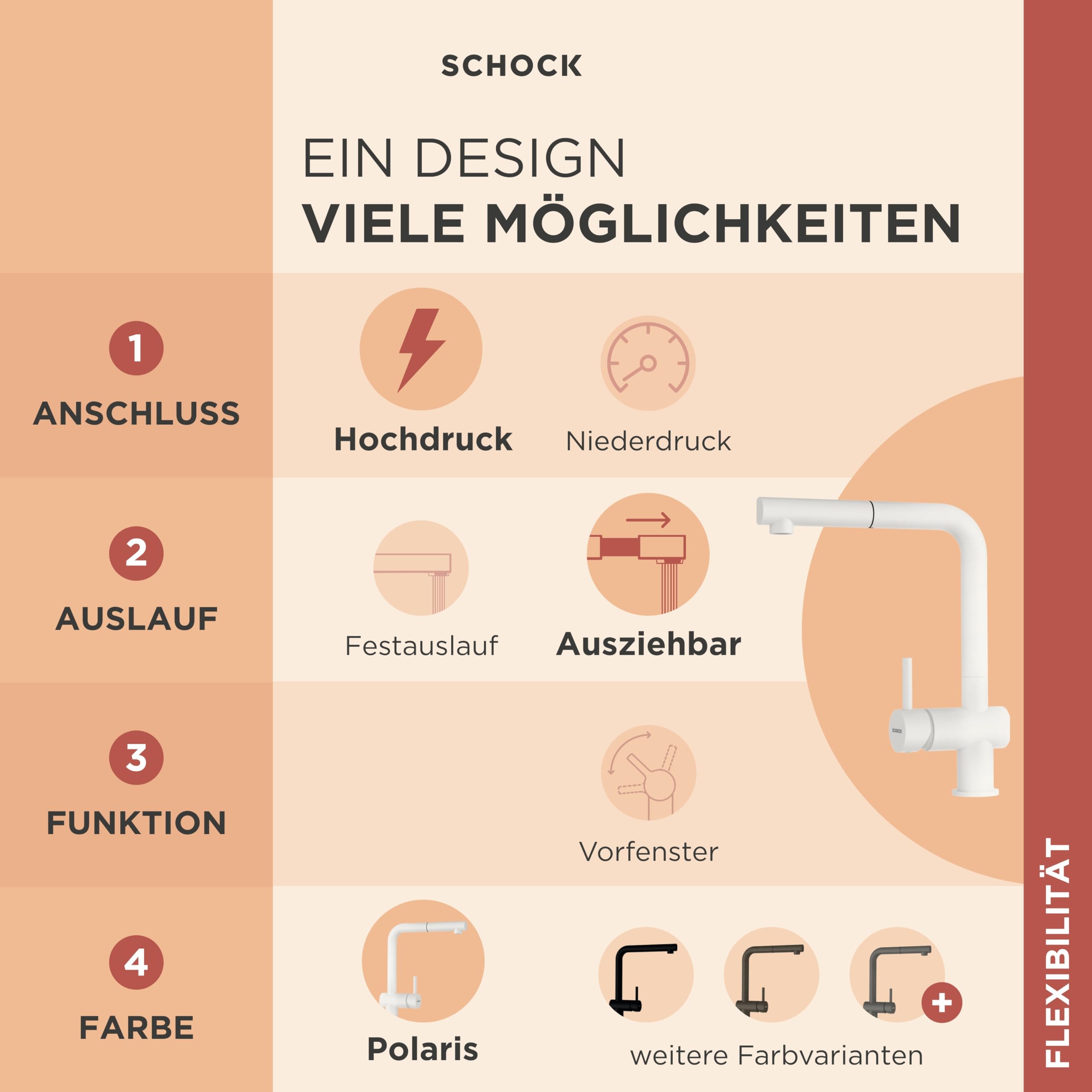 schock-epos-polaris-hochdruck-k-chenarmatur-wei-ausziehbrause image 4