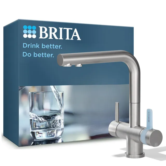 brita-3-wege-k-chenarmatur-eckig-edelstahl-inkl-p-1000-filter image 1