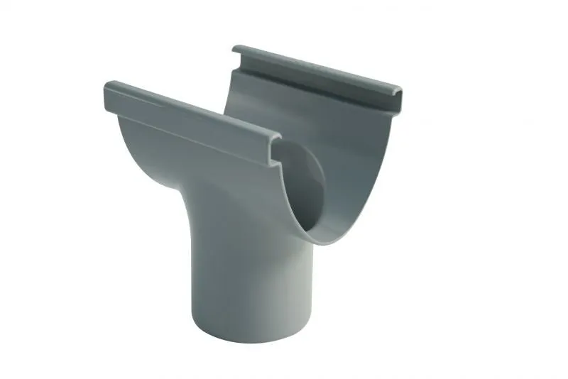 marley-duplex-stutzen-f-r-dachrinne-grau-braun image 1