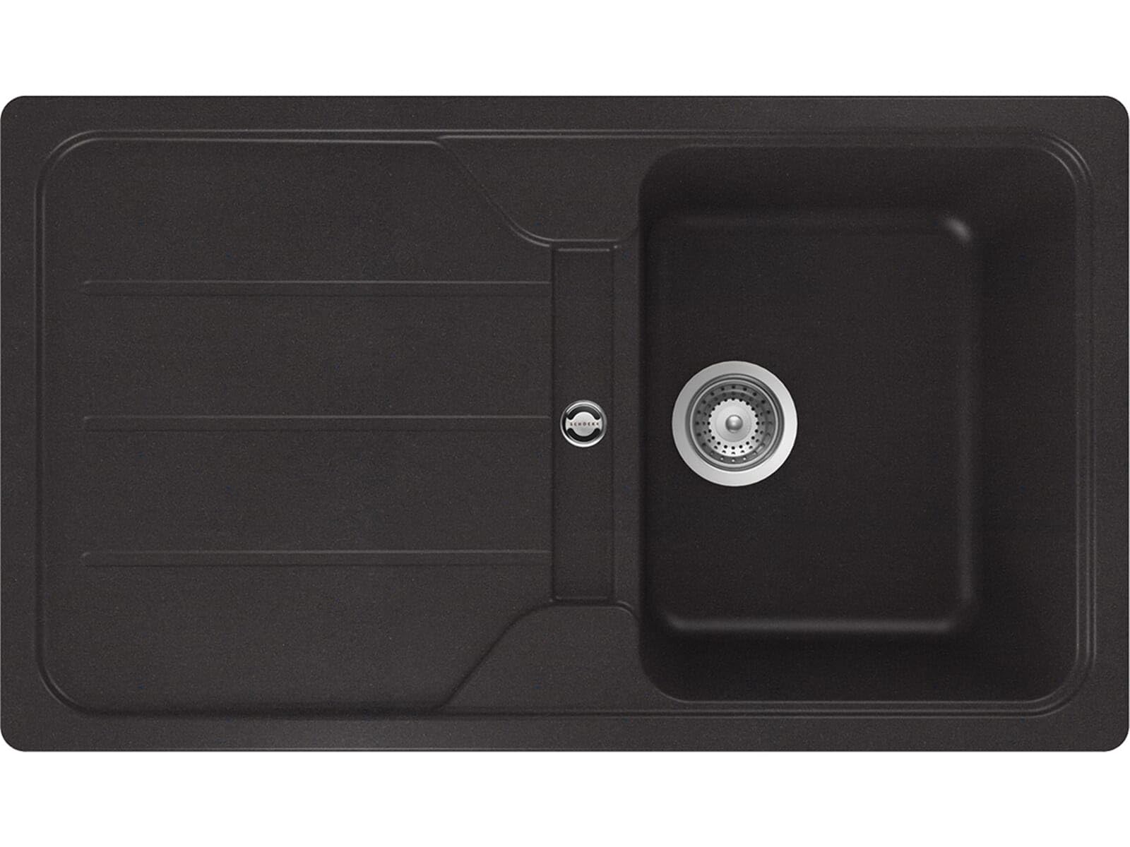 schock-k-chensp-le-formhaus-d-100-nero-86x50-cm-granitsp-le-schwarz-mit-abtropff image 1