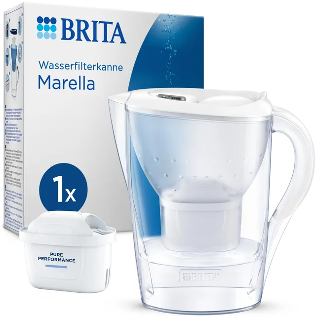 brita-wasserfilter-kanne-marella-inkl-1x-pure-performance-kartusche image 1
