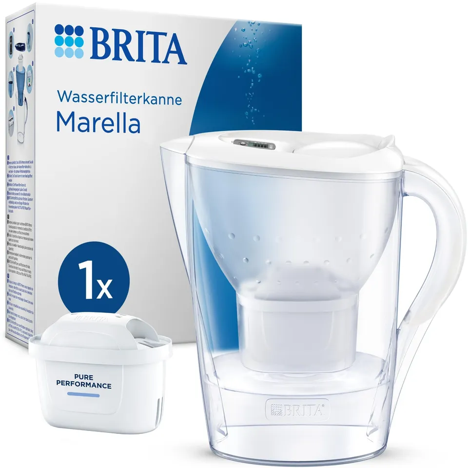 brita-wasserfilter-kanne-marella-inkl-1x-pure-performance-kartusche image 1