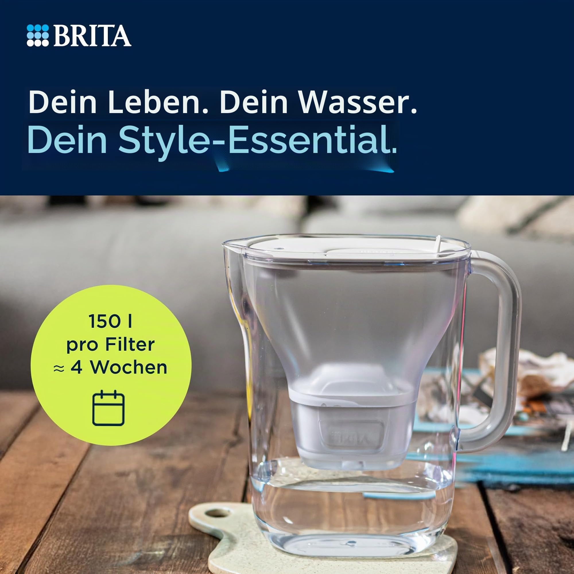 brita-maxtra-style-essential-wasserfilterkanne-inkl-12x-pure-performance-filter image 2