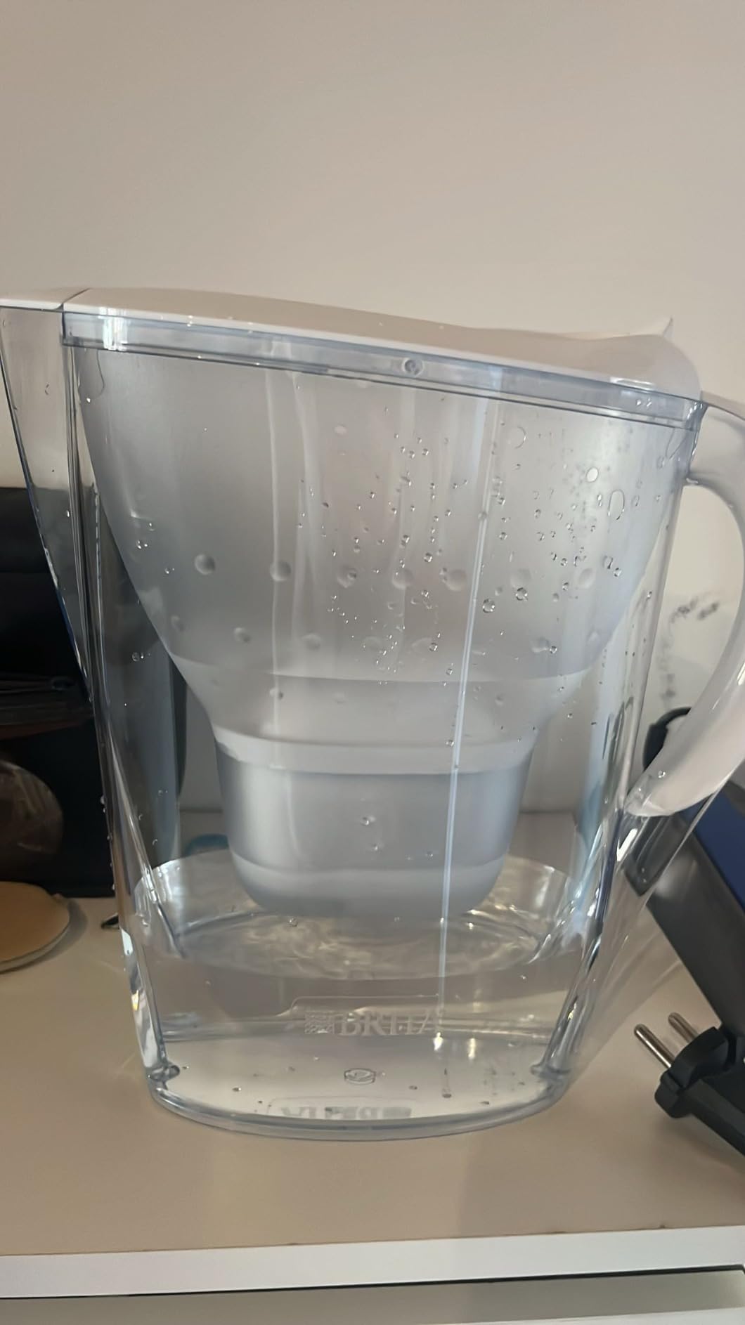 Filter top, Kanne kratzempfindlich