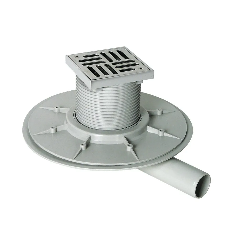 marley-bodenablauf-100x100-mm-dn-50-mit-trockengeruchsverschluss image 1