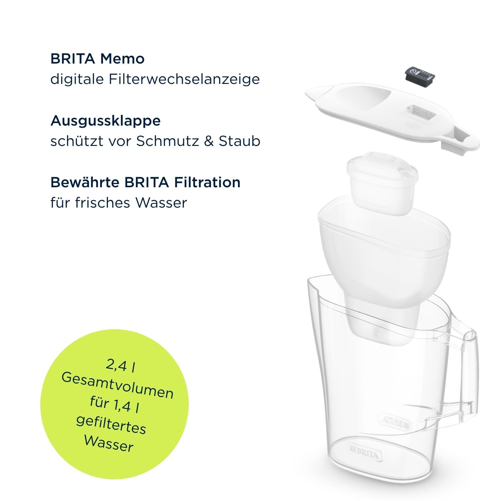 brita-aluna-wasserfilter-kanne-inkl-maxtra-pro-pure-performance-kartusche image 4