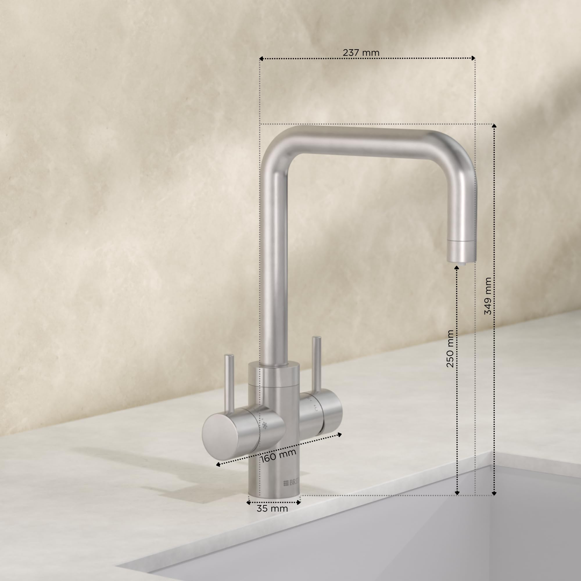 brita-yource-pro-select-k-chenarmatur-edelstahl-eckig-wasserhahn-zum-filtern-k-h image 7