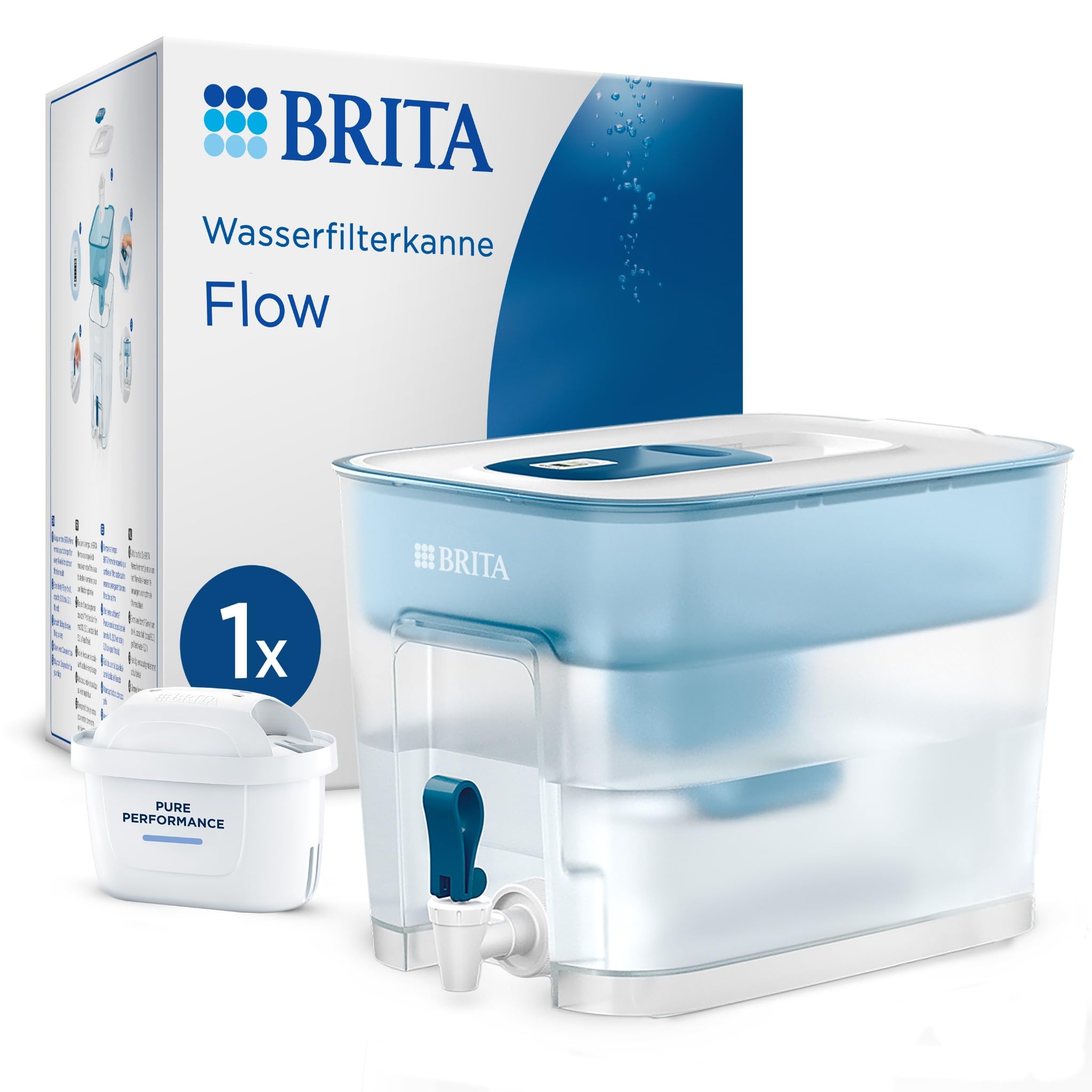 brita-flow-xxl-wassertank-8-2-l-mit-maxtra-pro-pure-performance-kartusche image 1