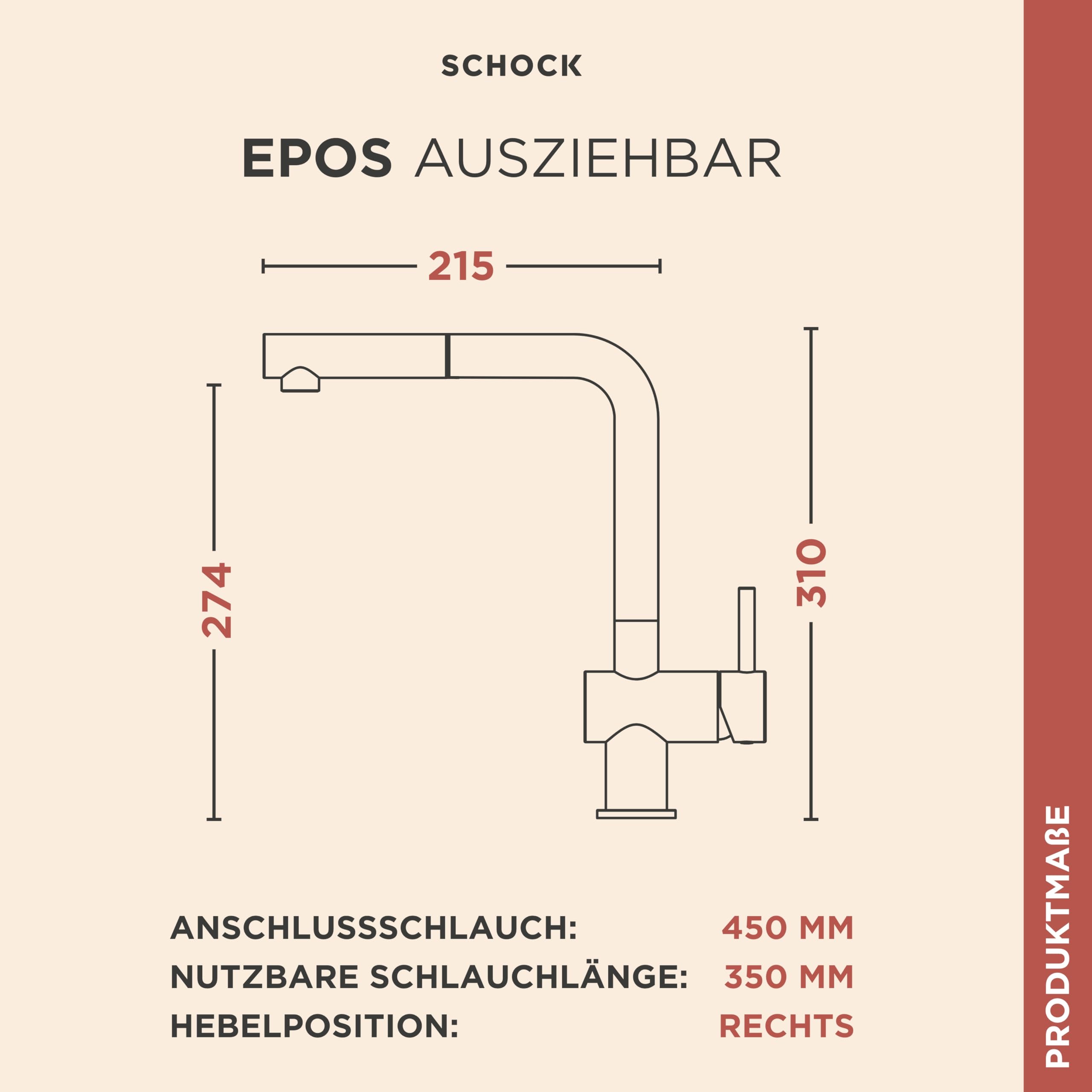 schock-epos-magma-k-chenarmatur-schwarz-hochdruck-mit-ausziehbarer-schlauchbraus image 3