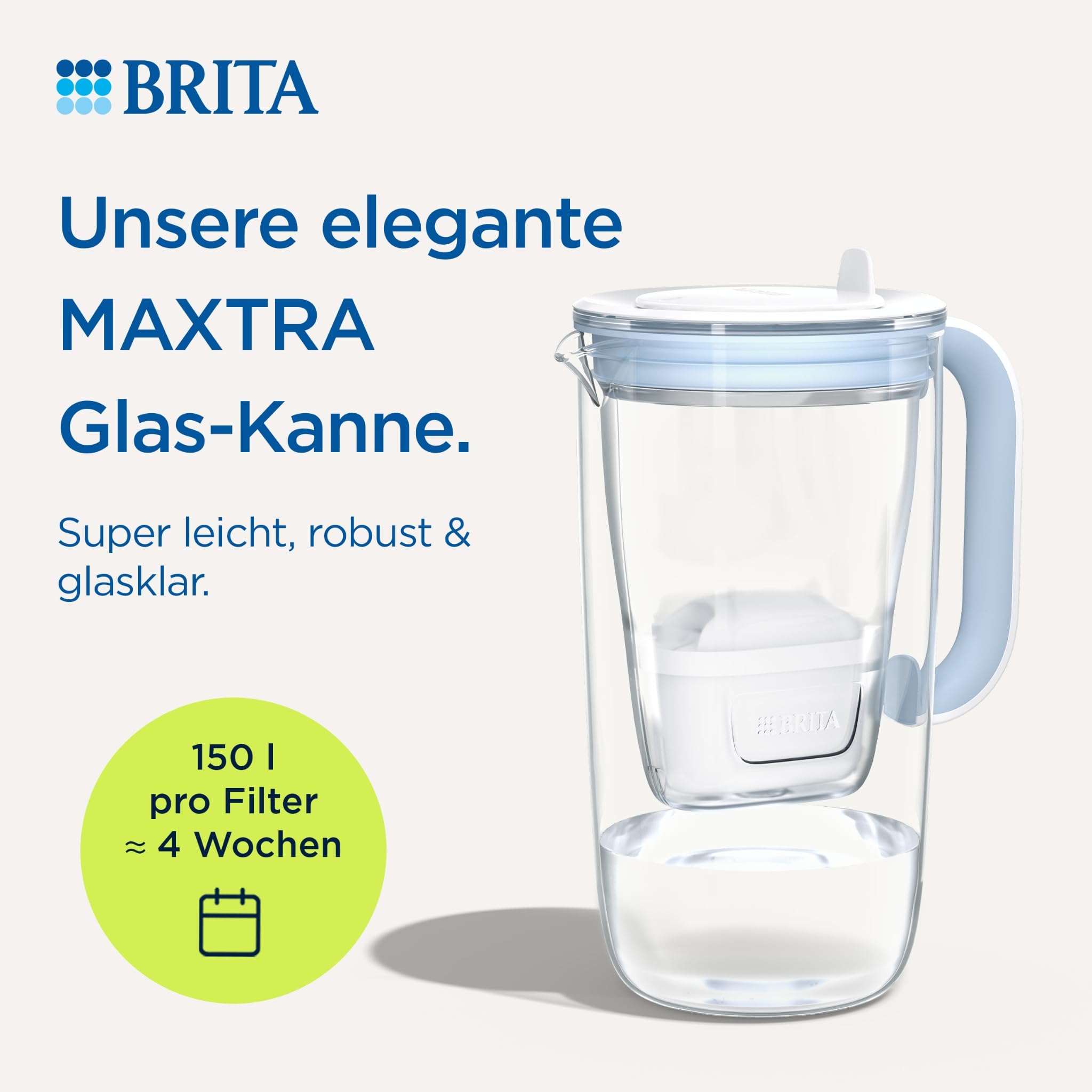 brita-wasserfilter-kanne-glas-blau-borosilikatglas-inkl-3x-maxtra-pro-pure-perfo image 2