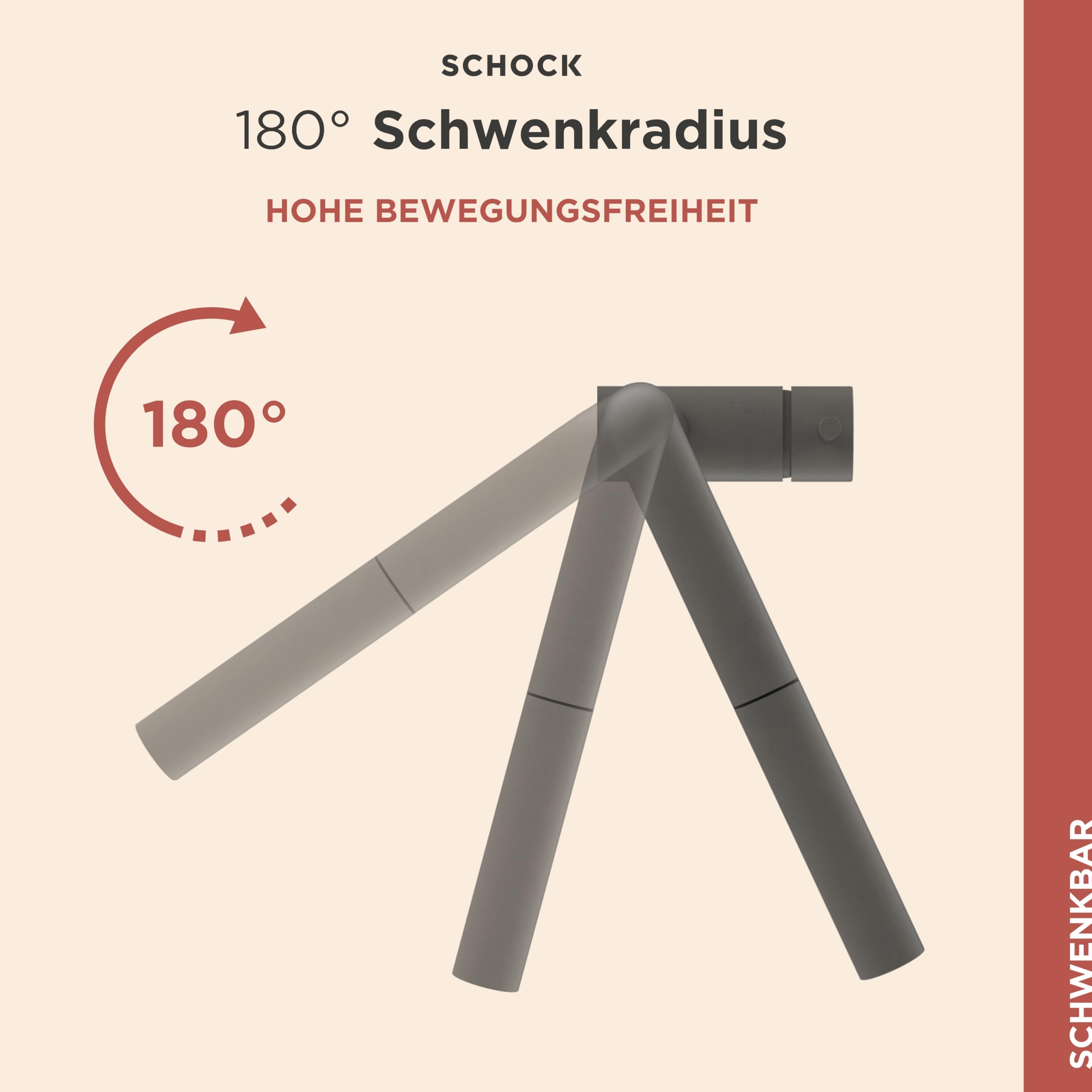 schock-epos-k-chenarmatur-silverstone-grau-hochdruck-mit-ausziehbarer-schlauchbr image 6