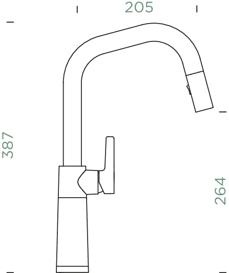 schock-sc-530-k-chenarmatur-dusk-grau-cristadur-mit-ausziehbarer-schlauchbrause- image 6