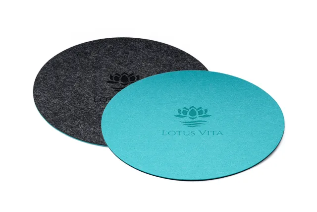lotus-vita-filzuntersetzer-f-r-standfilterger-te-t-rkis-anthrazit-31-cm-35-cm image 1