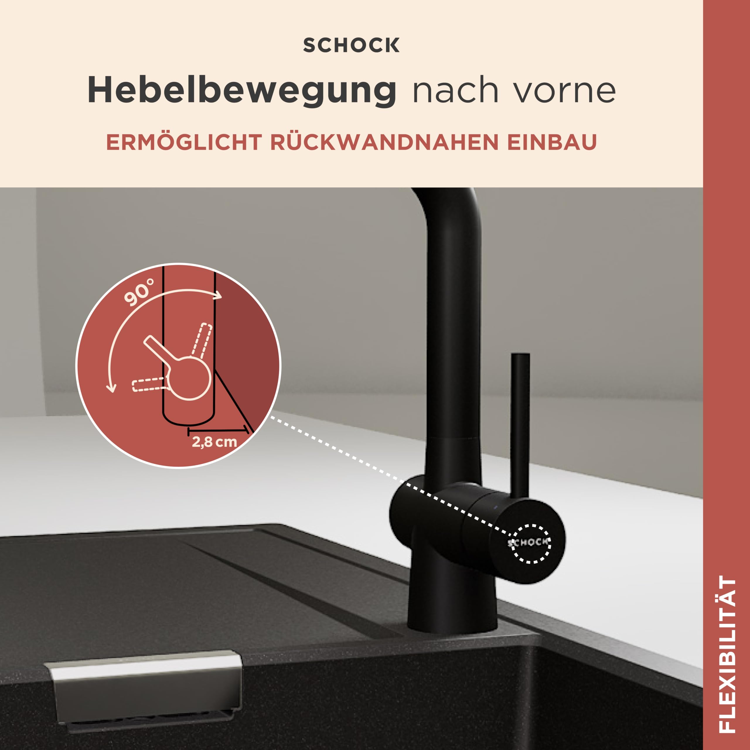 schock-laios-magma-k-chenarmatur-schwarz-matt-hochdruck-mit-ausziehbarer-schlauc image 5