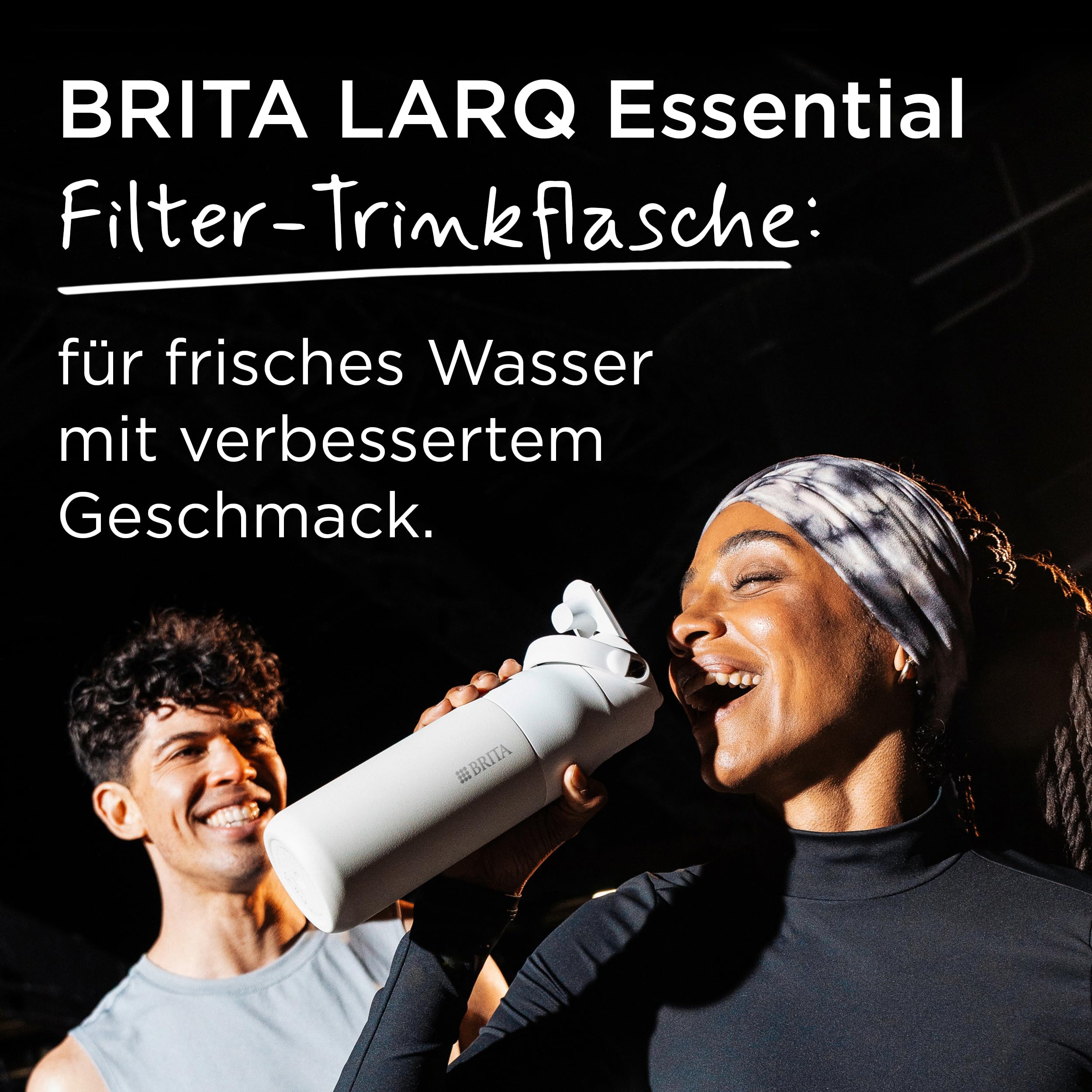 brita-larq-essential-filter-trinkflasche-mit-strohhalm-beige-1-liter image 2