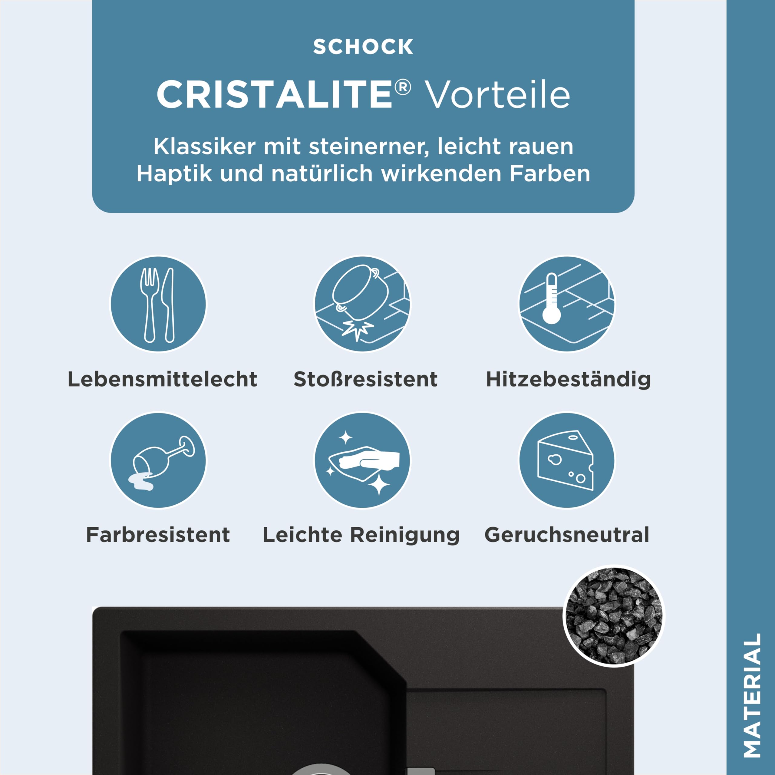 schock-manhattan-d-100s-k-chensp-le-in-nero-cristalite-granitsp-le-mit-abtropffl image 5