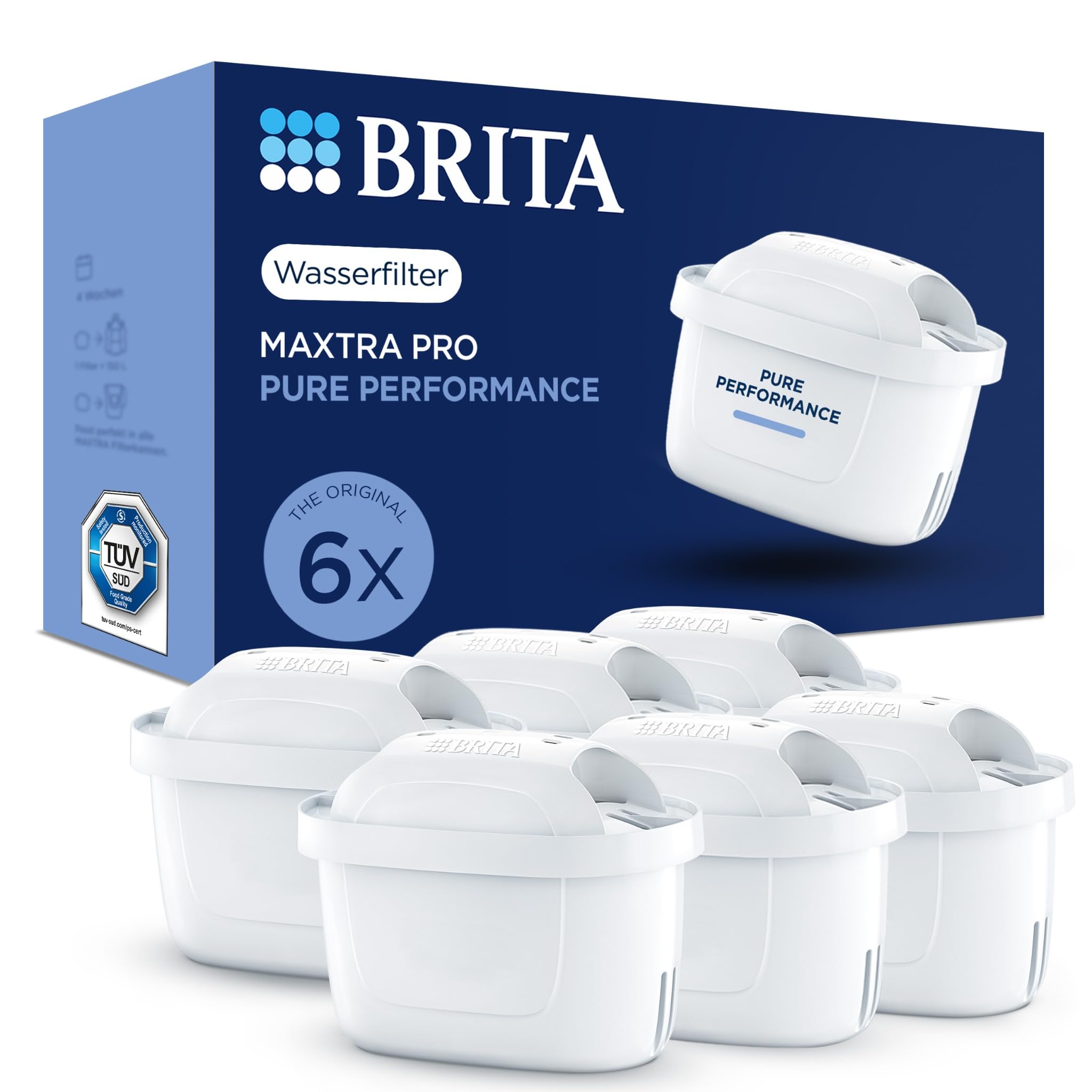 brita-maxtra-pro-pure-performance-wasserfilter-kartuschen-6er-pack image 1