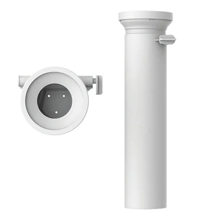 marley-wc-anschlussst-ck-dn-110-400-mm-mit-rattensperre-absperrbar-wei-pp image 1