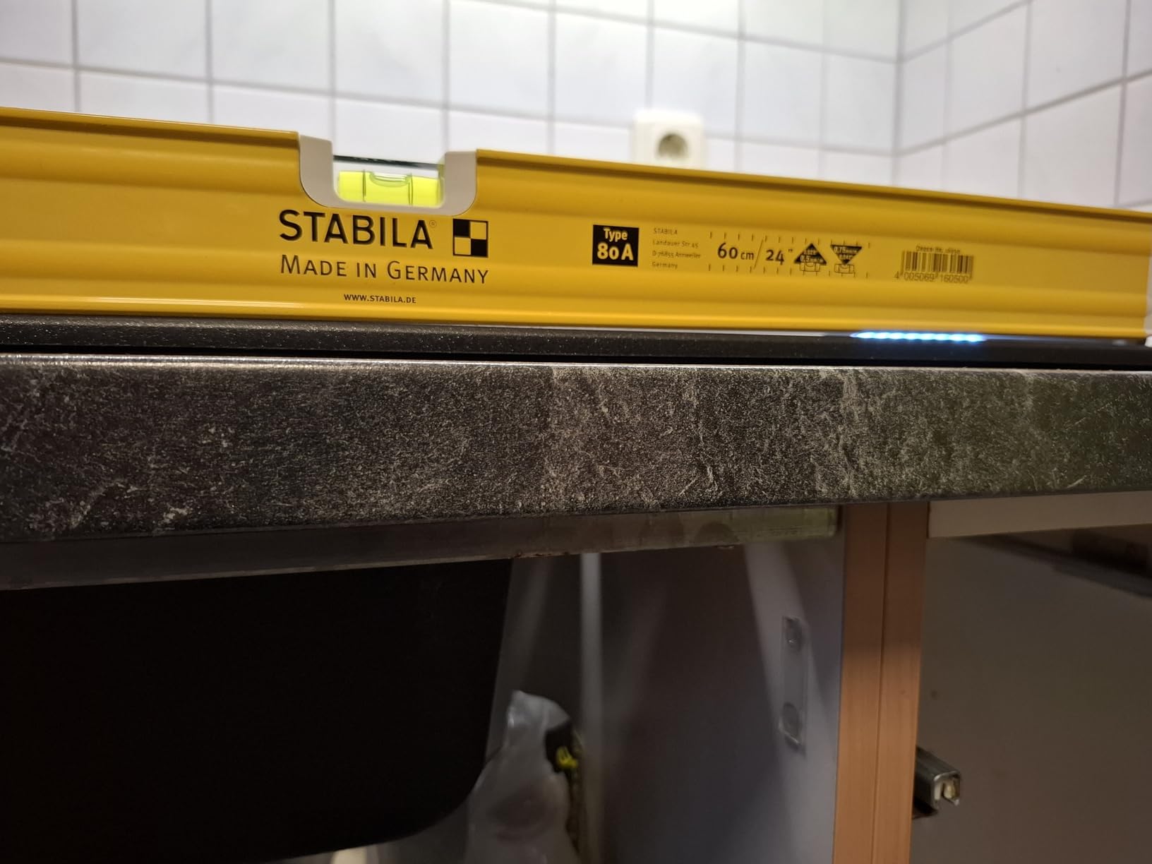 Schicke Spüle, praktische Größe