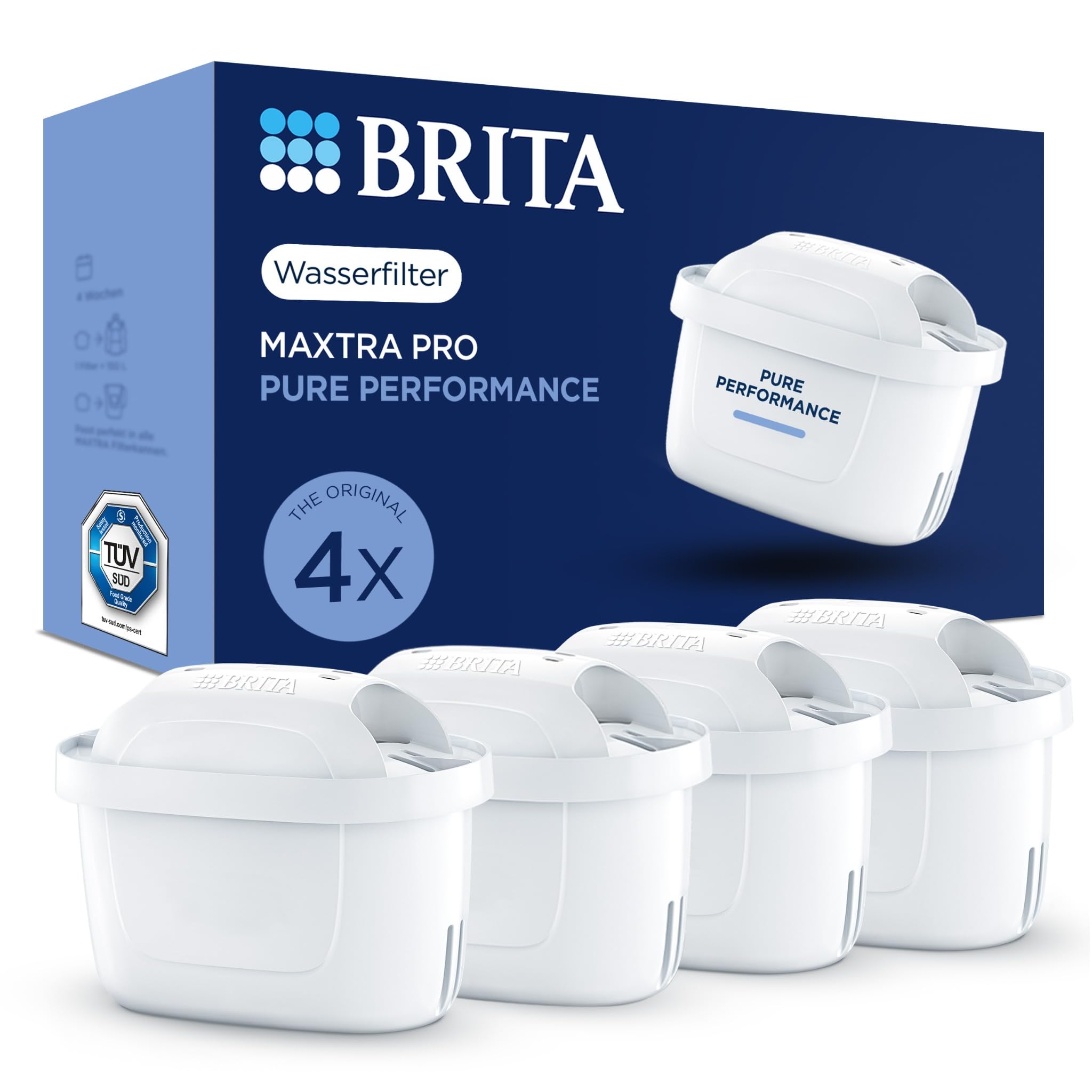 brita-maxtra-pro-pure-performance-wasserfilter-kartuschen-4er-pack image 1
