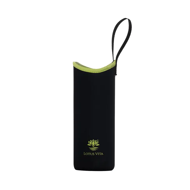 lotus-vita-neopren-schutzh-lle-f-r-glas-trinkflasche-mit-henkel image 1