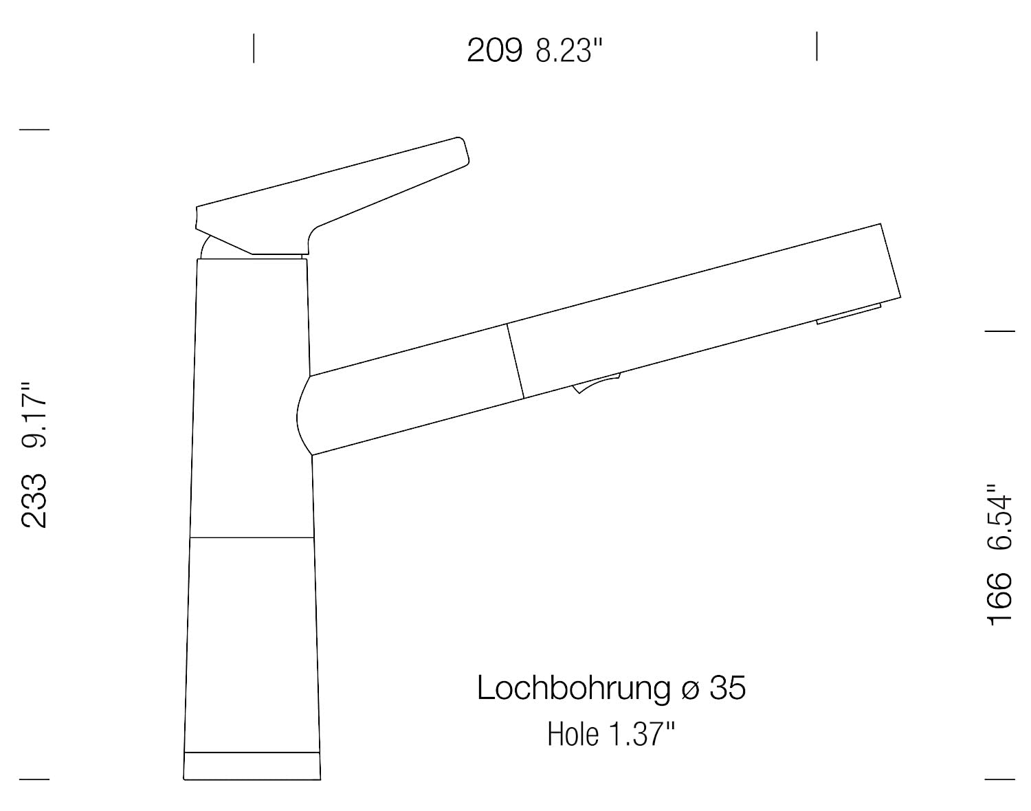 schock-sc-510-k-chenarmatur-dusk-grau-cristadur-niedrigform-mit-ausziehbarer-sch image 2