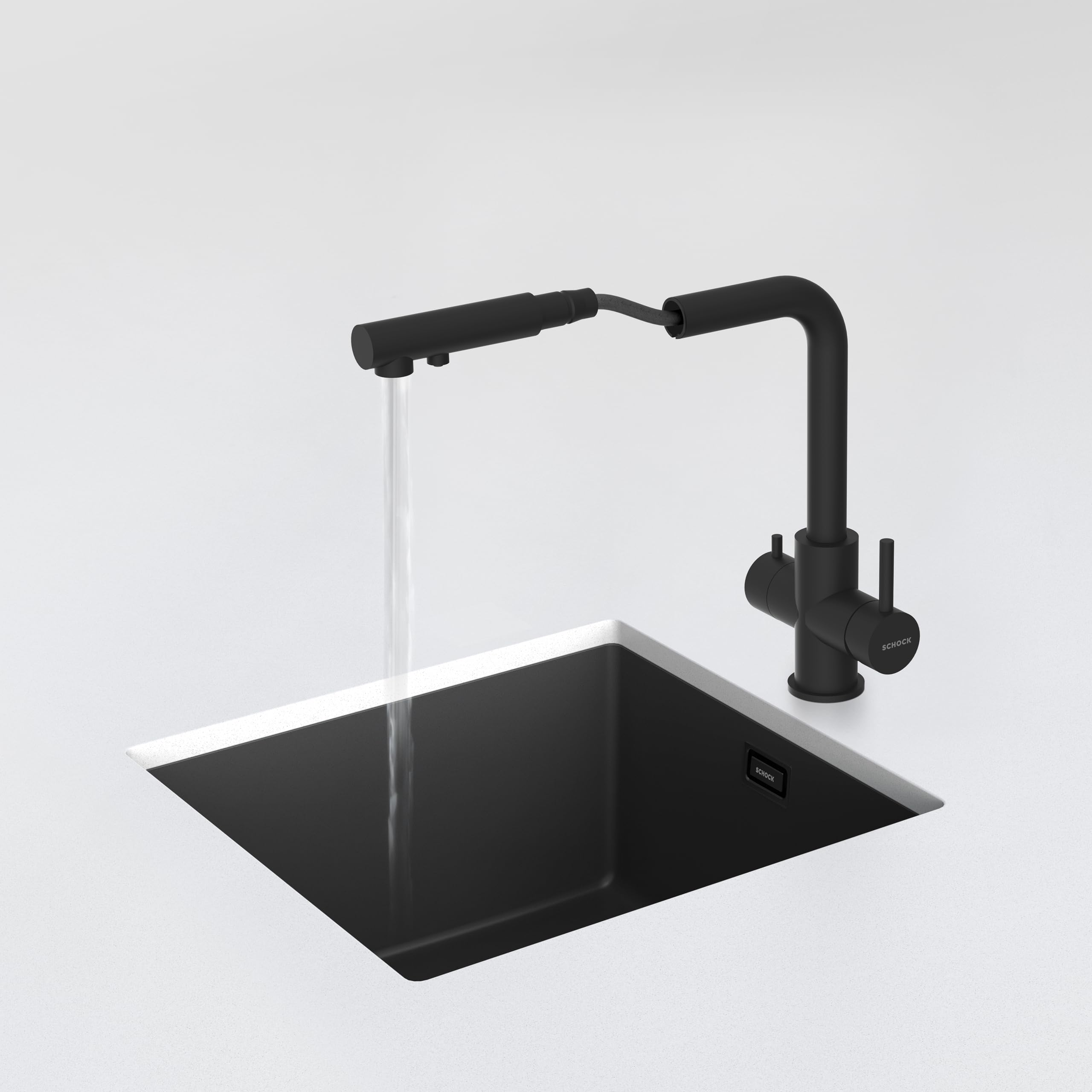 schock-vitus-puro-k-chenarmatur-schwarze-hochdruck-filterwasser-armatur-mit-ausz image 3