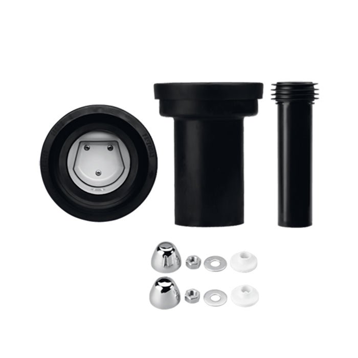 marley-wc-anschlussset-mit-rattenschutz-180-mm-dn-90-dn-110-pe-schwarz image 2