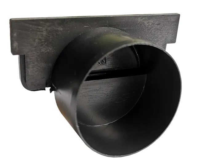 marley-stirnwand-mit-rohranschluss-typ-55-dn-75-pp-schwarz image 1