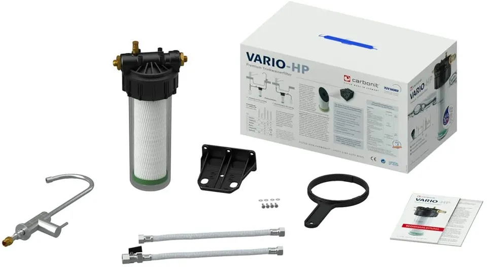 carbonit-vario-hp-classic-untertisch-trinkwasserfilter-mit-nfp-premium-und-wasse image 1