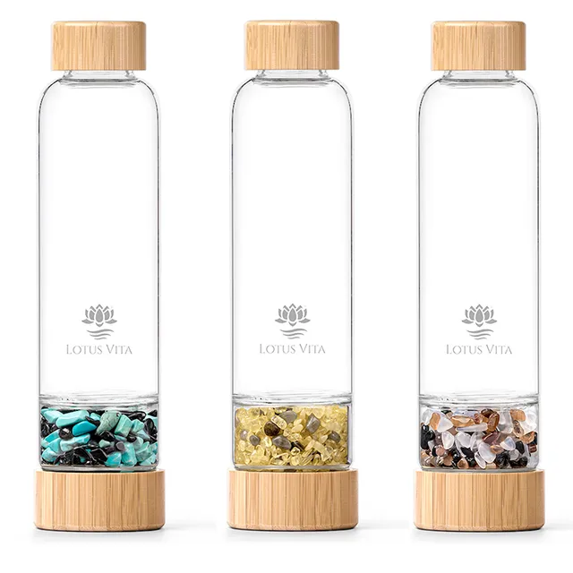 lotus-vita-kristallsteinflasche-spezial-edition-450ml-80ml-inkl-edelsteine image 1