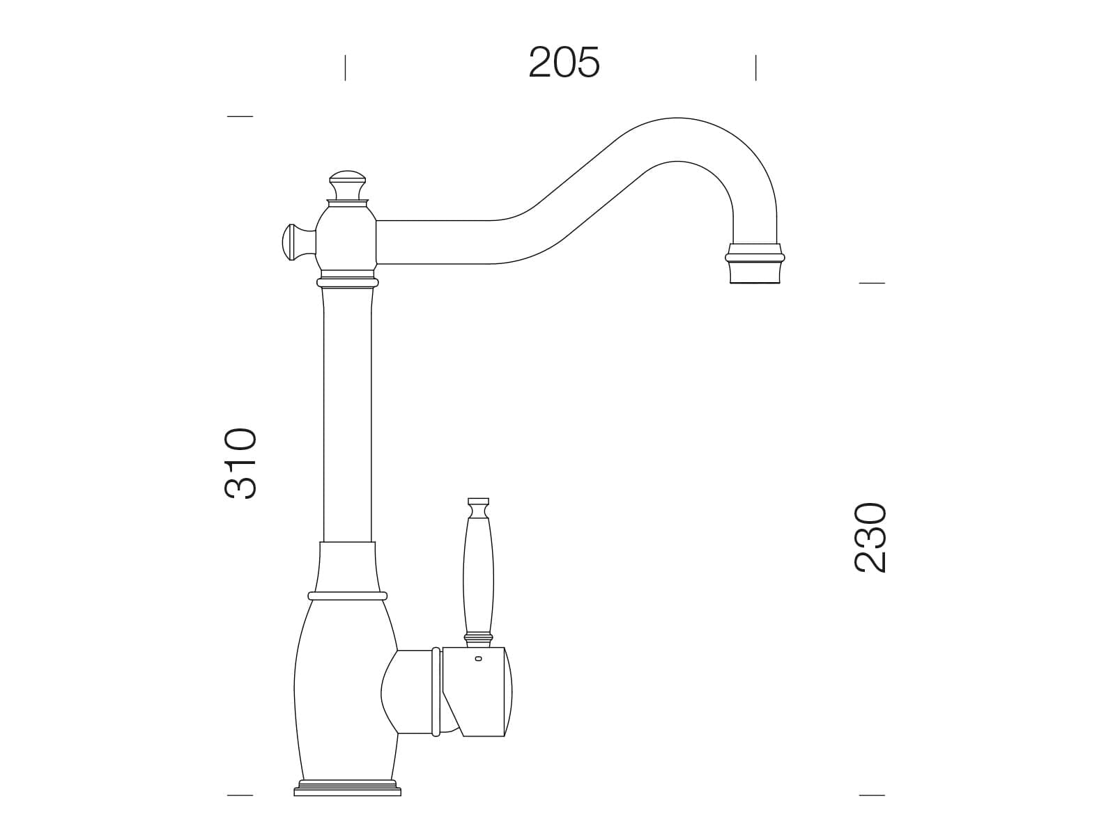 schock-resi-k-chenarmatur-white-gold-hochdruck-mit-festauslauf-310mm image 4