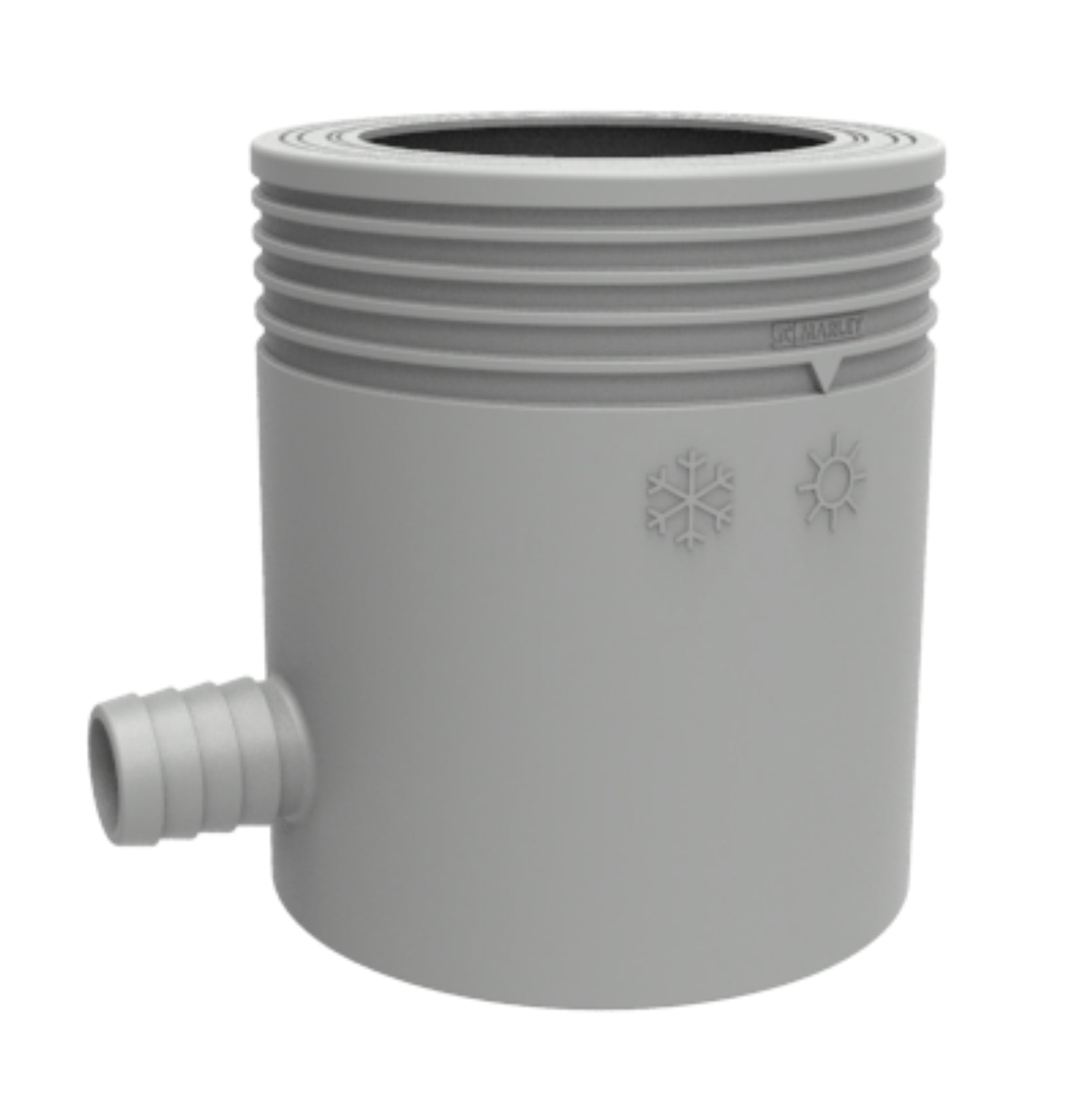 marley-regensammler-mit-filter-berlaufstopp-und-schlauchanschluss-dn-53-105 image 1