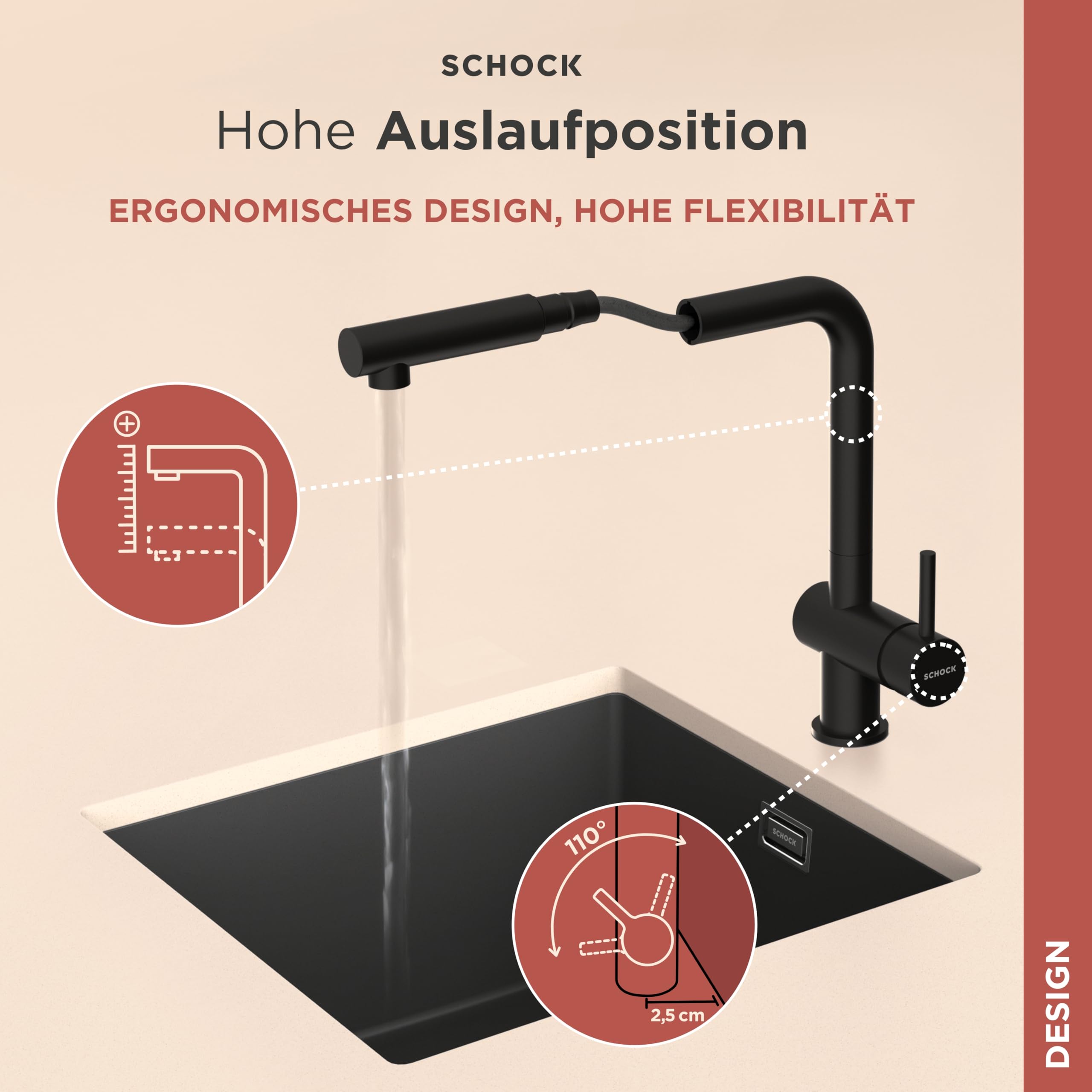 schock-epos-k-chenarmatur-bronze-hochdruck-mit-ausziehbarer-schlauchbrause image 5