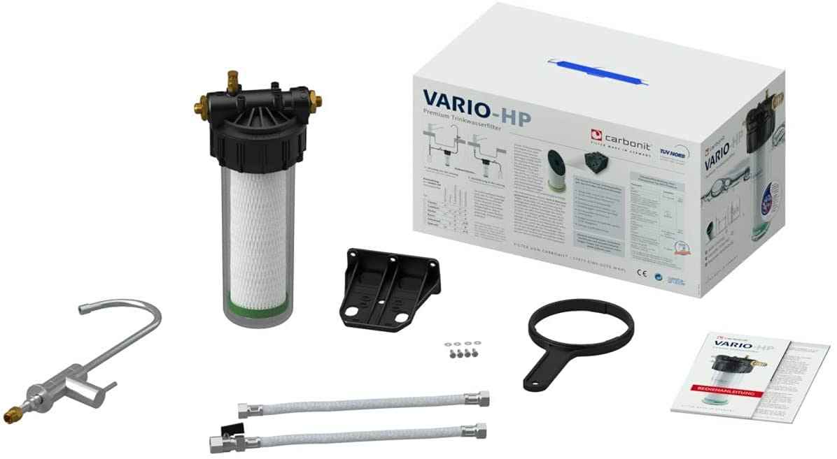 carbonit-vario-hp-classic-untertisch-trinkwasserfilter-mit-nfp-premium-und-wasse image 1