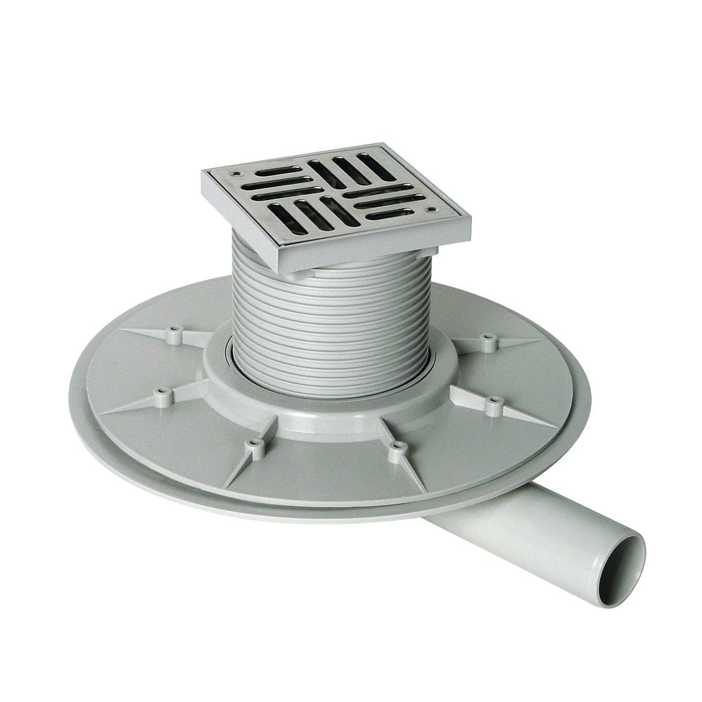 marley-bodenablauf-mit-trockensiphon-dn-50-100-x-100-mm-edelstahlrost-2 image 1