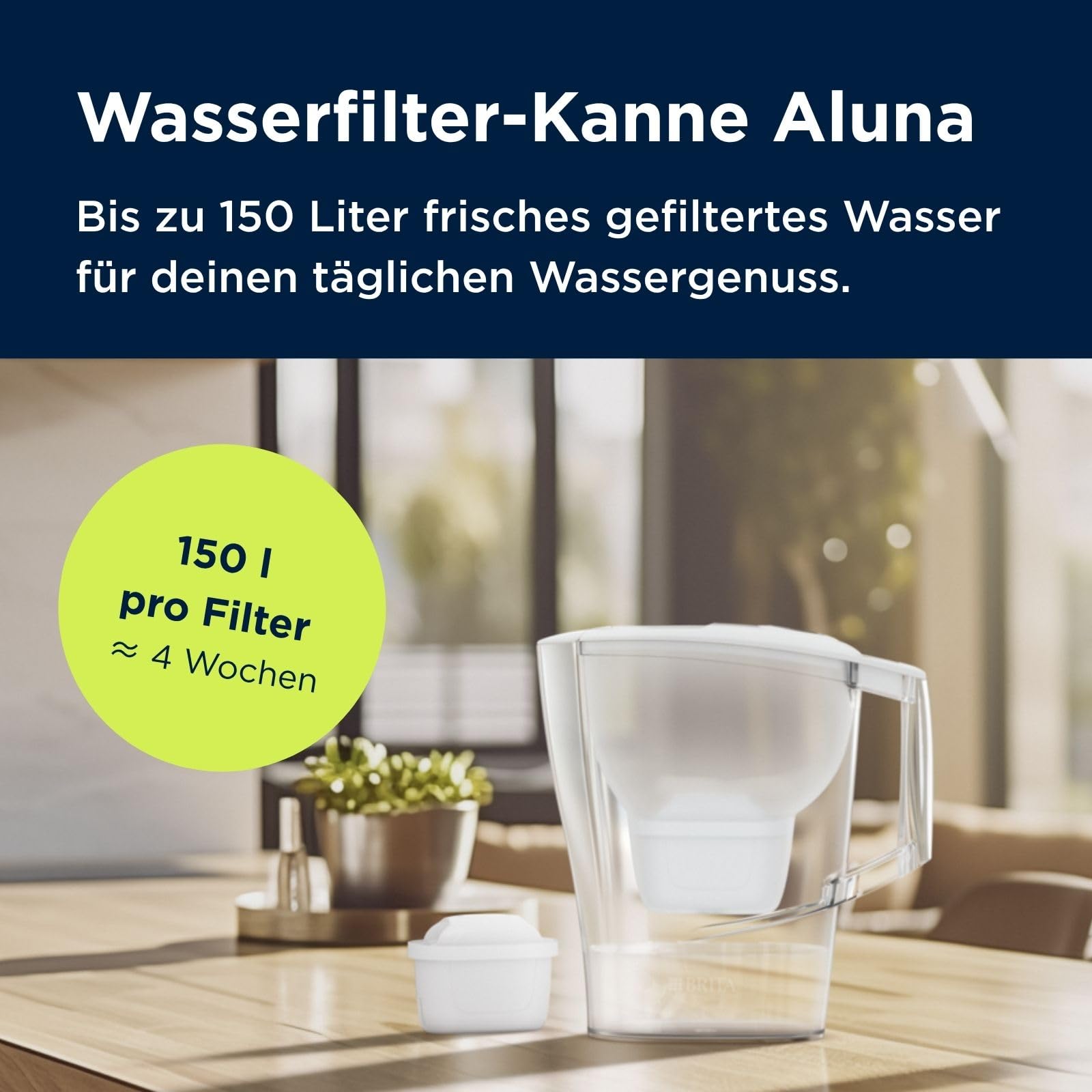 brita-aluna-wasserfilter-kanne-inkl-maxtra-pro-pure-performance-kartusche image 2