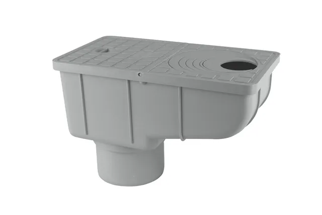 marley-regensinkkasten-rsk-1500-mit-laubfang-und-geruchsverschluss-dn-110 image 1